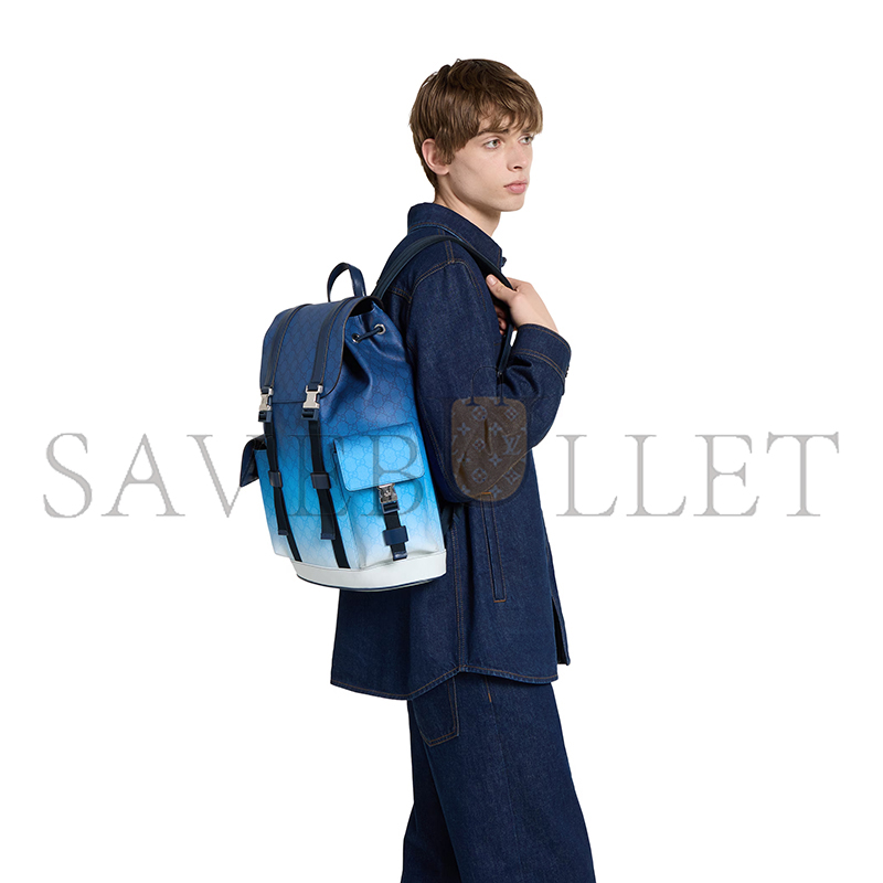 GUCCI CHROMA LARGE BACKPACK 792080 (46*35*12cm) GUCCI CHROMA LARGE BACKPACK 792080 (46*35*12cm)